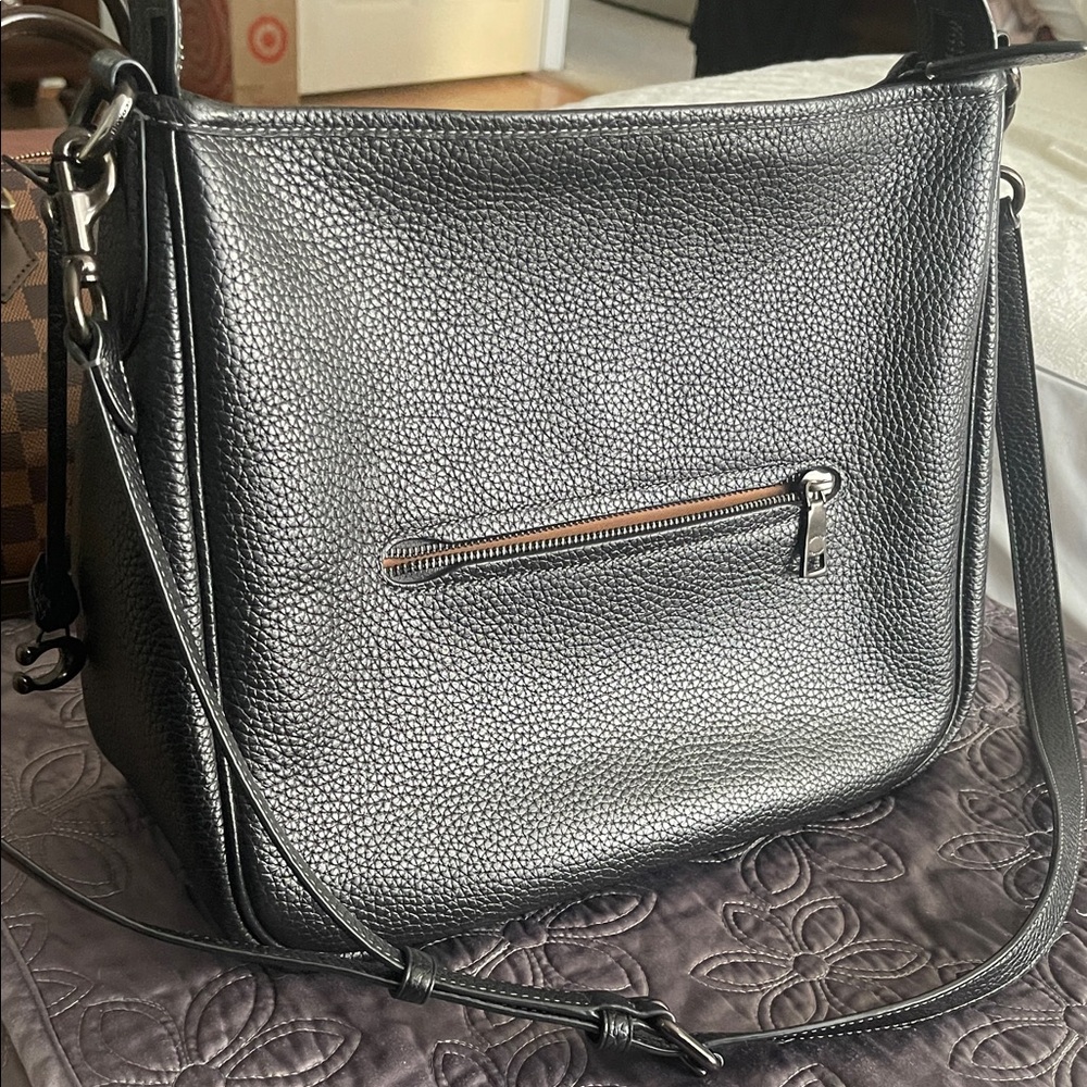 🔥Sale Coach Black leather Shoulder Bag - Picture 2 of 9
